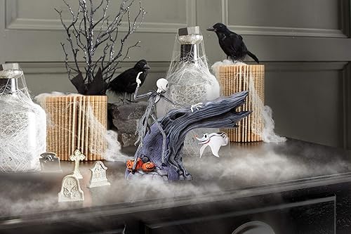 Miniatura 7 de Enesco Grand Jester Studios LEVITATION - Figura de estatua de Jack Skellington y Zero LED, 8.25 pulgadas, multicolor