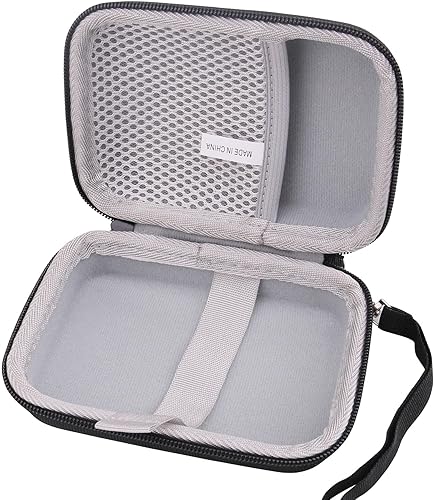 Miniatura 10 de WAIYUCN Estuche de transporte rígido de EVA para Miyoo Mini Plus, funda de consola de juegos de mano retro de 3.5 pulgadas (gris)