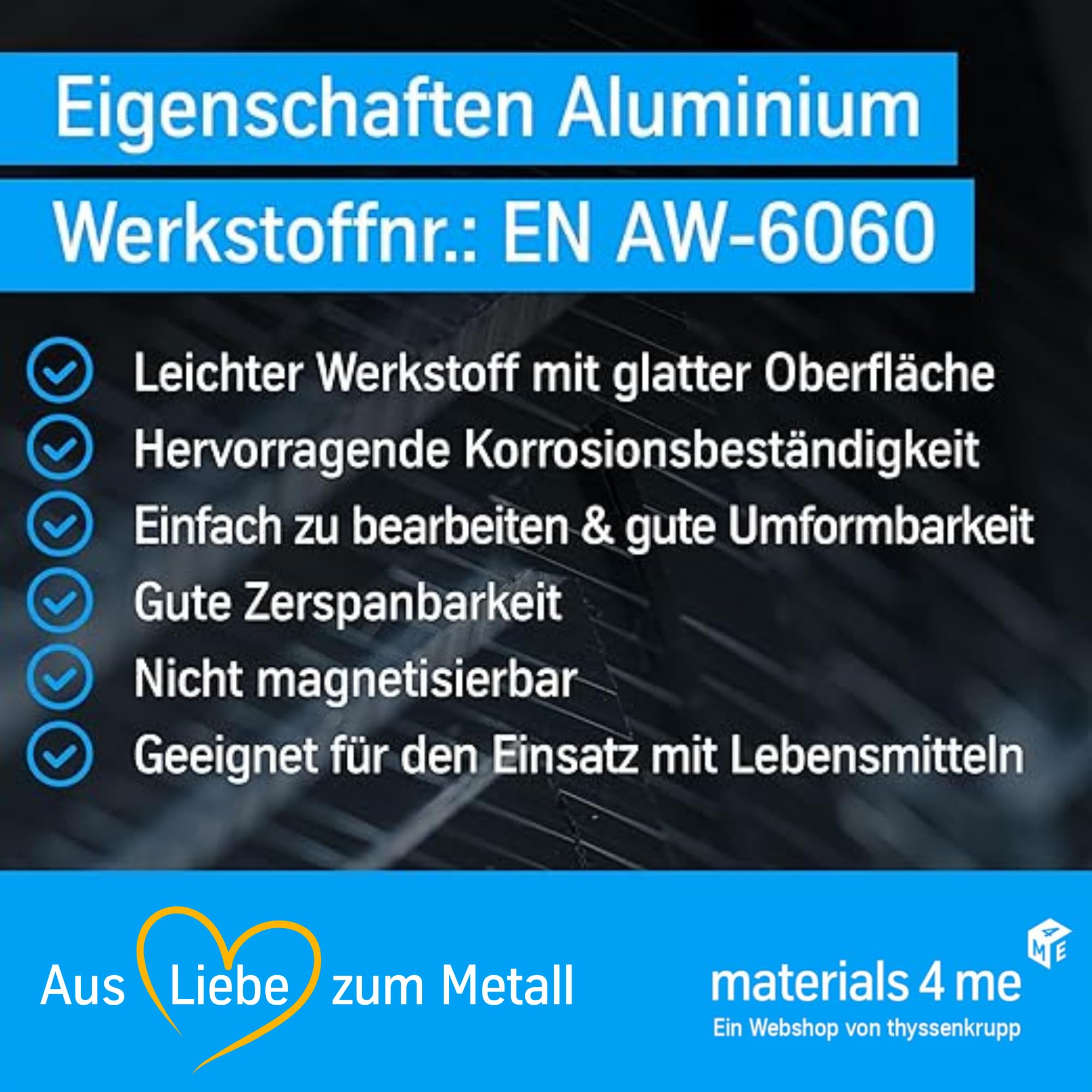 thyssenkrupp T-Profil Aluminium 50x50x5 mm – 1500 mm Länge | Aluprofil T-Profil | Aluminium T-Metall | EN AW-6060 | leicht, stabil & vielseitig einsetzbar