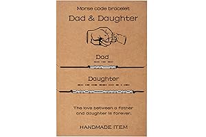 Morse Code Bracelets Mother's Day - Distance Matching Bracelets for Women
