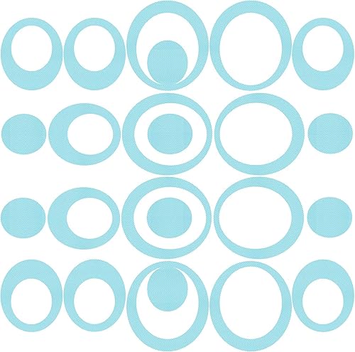 45 piezas adhesivas ovaladas para bañera, antideslizantes, tracción a bañeras, calcomanías adhesivas para bañera, duchas, piscinas, barcos,