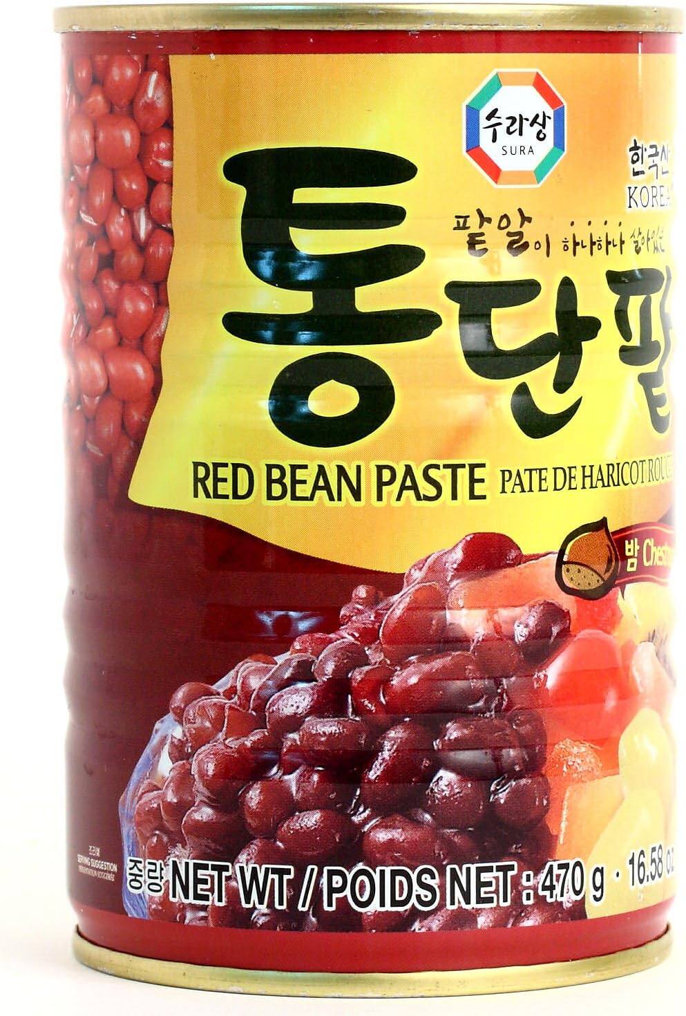 Surasang Canned Boiled Red Bean Paste 470g