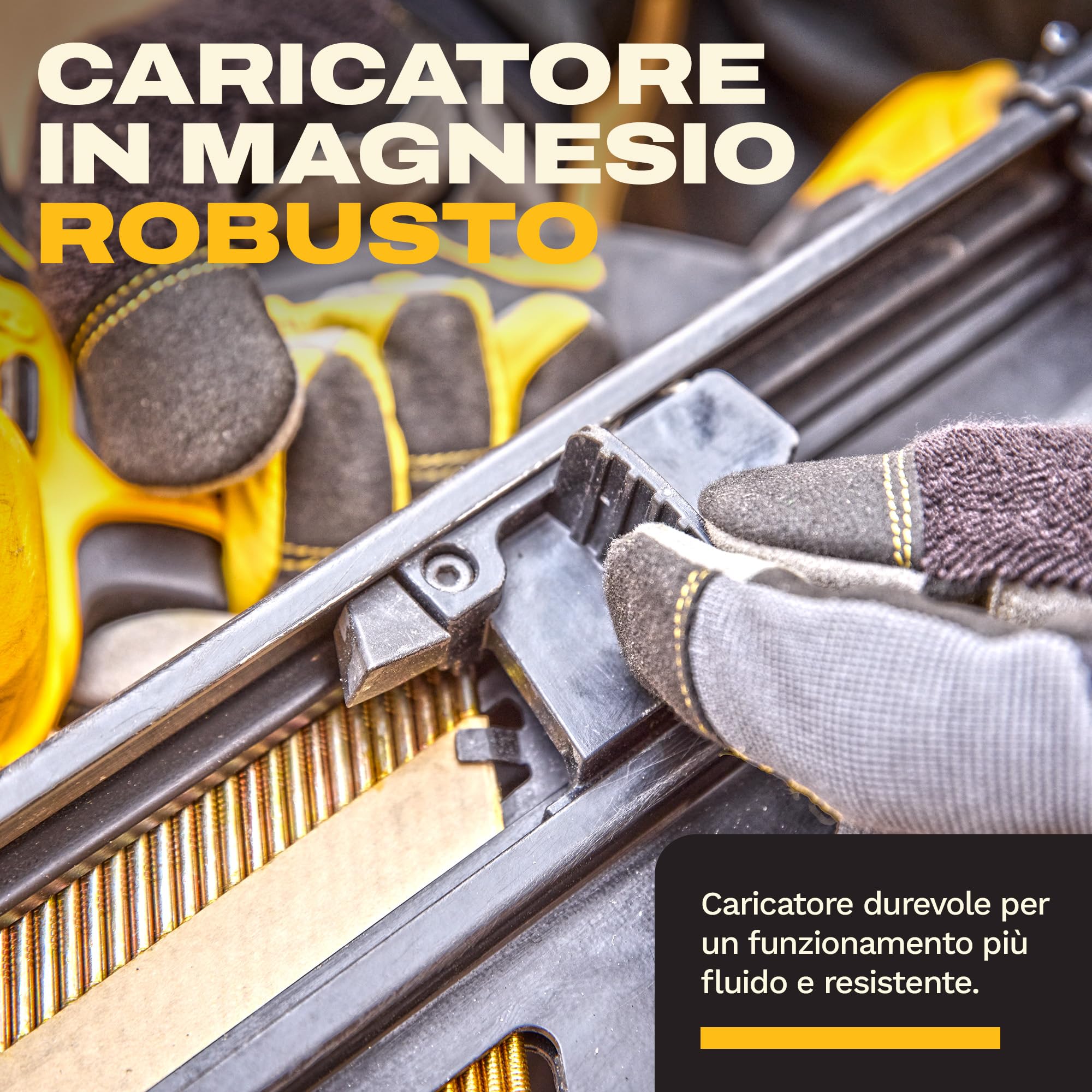 DEWALT 18V XR Chiodatrice per Strutture Brushless di Nuova Generazione, solo utensile, DCN950N-XJ