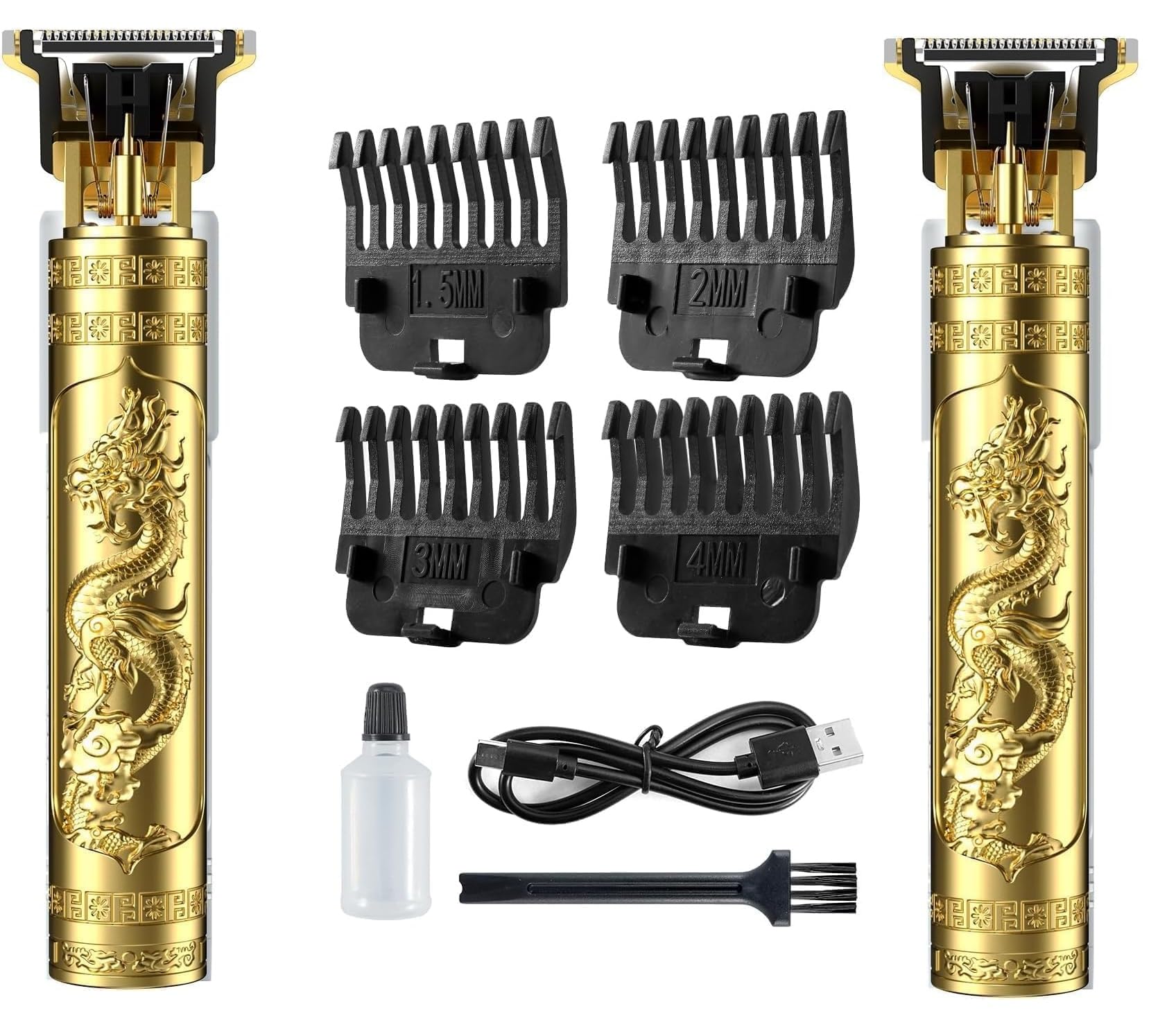 Pack-2 Hair Trimmer Electric Machine Adjustable Blade Clipper for men Body Men Get Hair Trimmers for man,Professional (COMBO Offer)-image-48