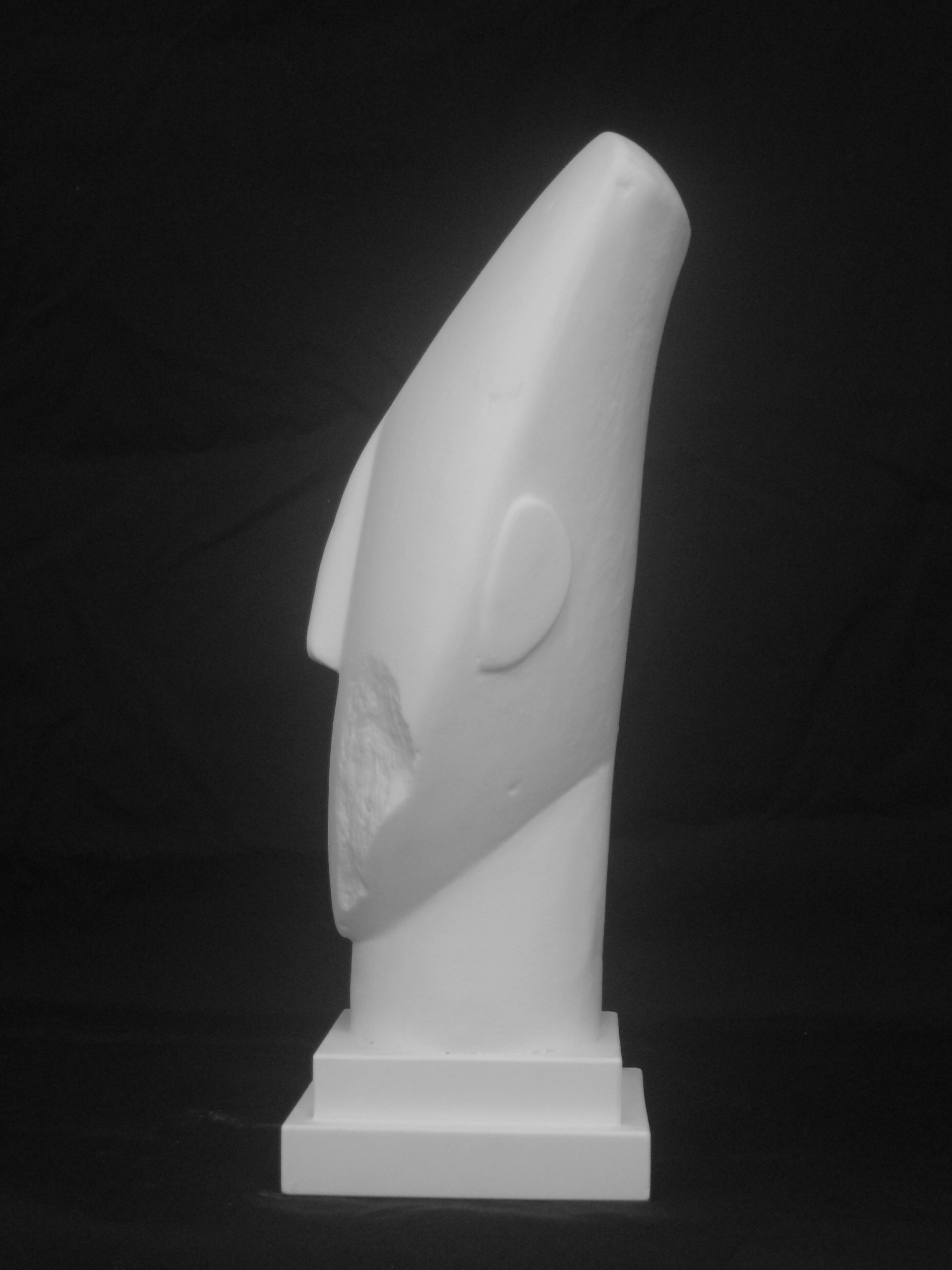 Amazon.co.jp: 石膏像 A－365 キュクラデスの首像 H．30cm