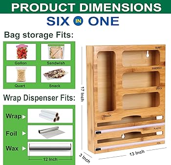 Drawer Ziplock Bag Storage Ideas Spaceneat Decozion Ziplock Bag Storage Organizer Food India Ubuy