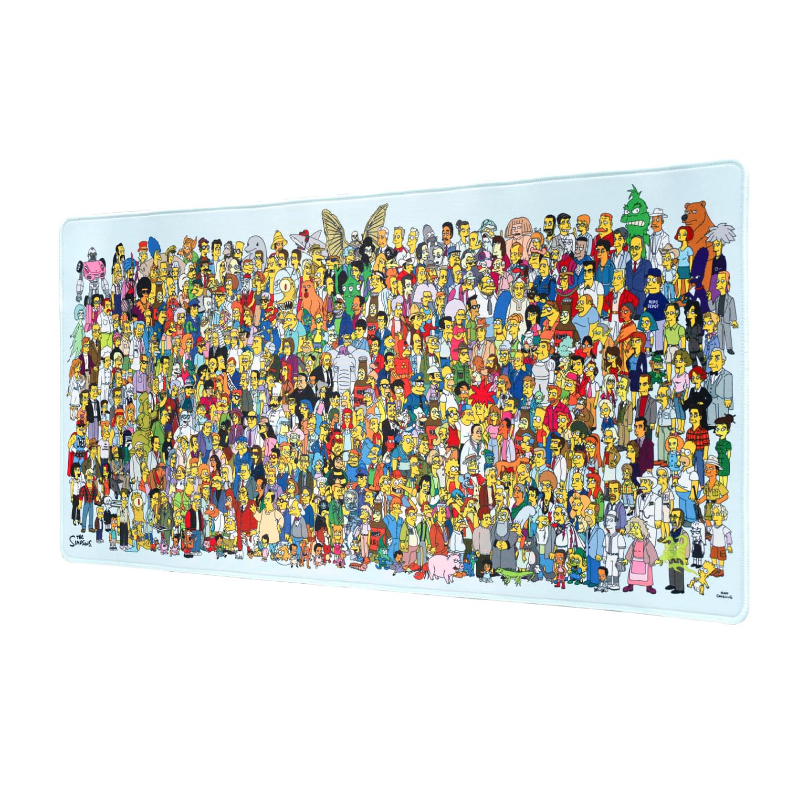 Grupo Erik Large Mouse Mat - The Simpsons Gifts | Gaming Mouse Pad XXL 80 x 35 cm - 31.5 x 13.8 in, Desk Mat Large, Gaming Desk Accessories | The Simpsons Merch Gifts under 20 Pounds