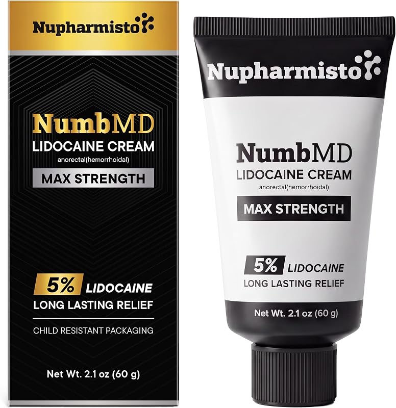 Creme tópico Nupharmco com mentol, arnica, óleo de emu e lidocaína, 60 mL