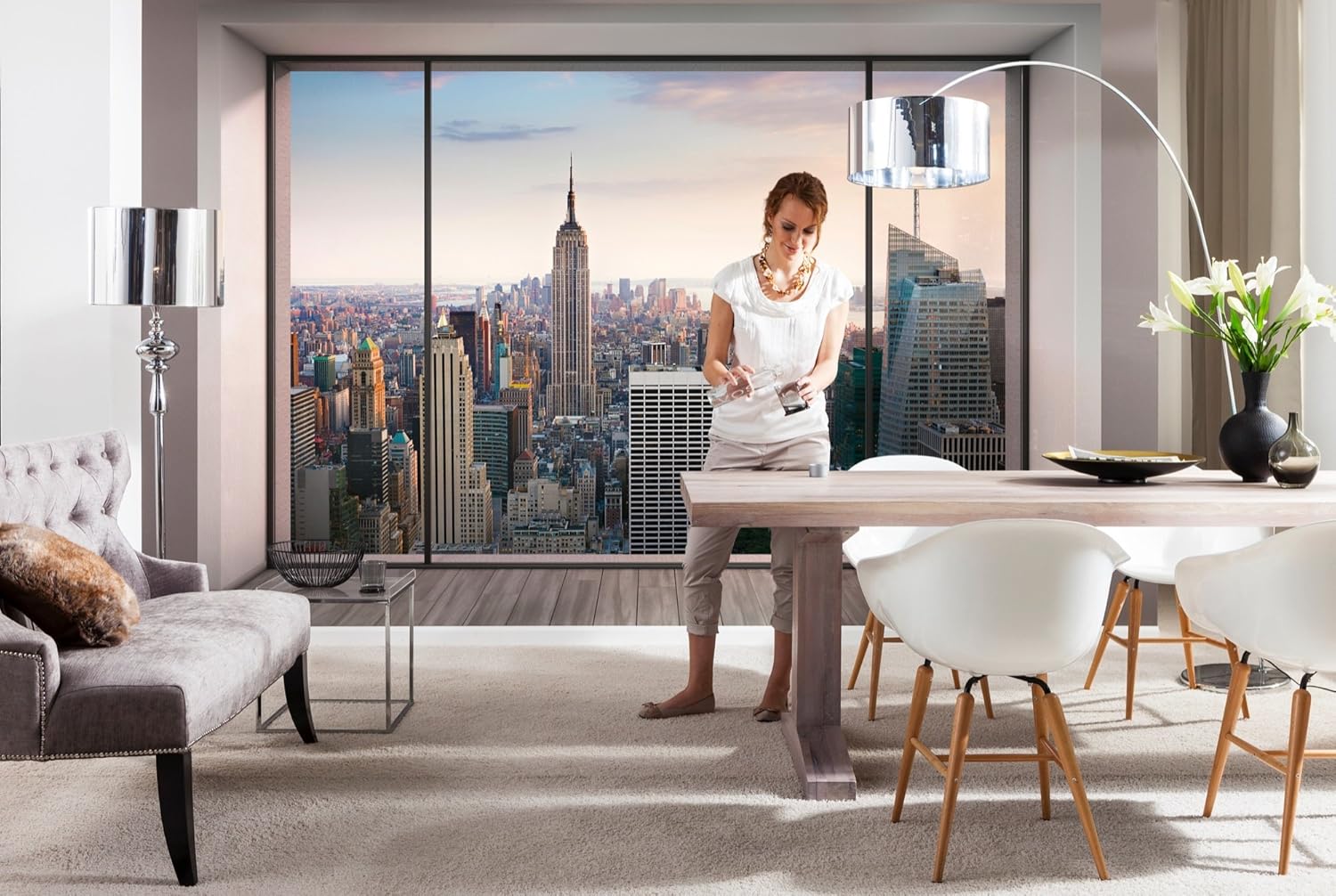 Komar 8-916 Penthouse Wall Mural, Pastel