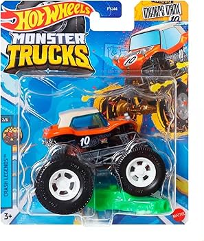 Amazon.com: Matchbox Hot Wheels Monster Trucks Meyers Manx Crash