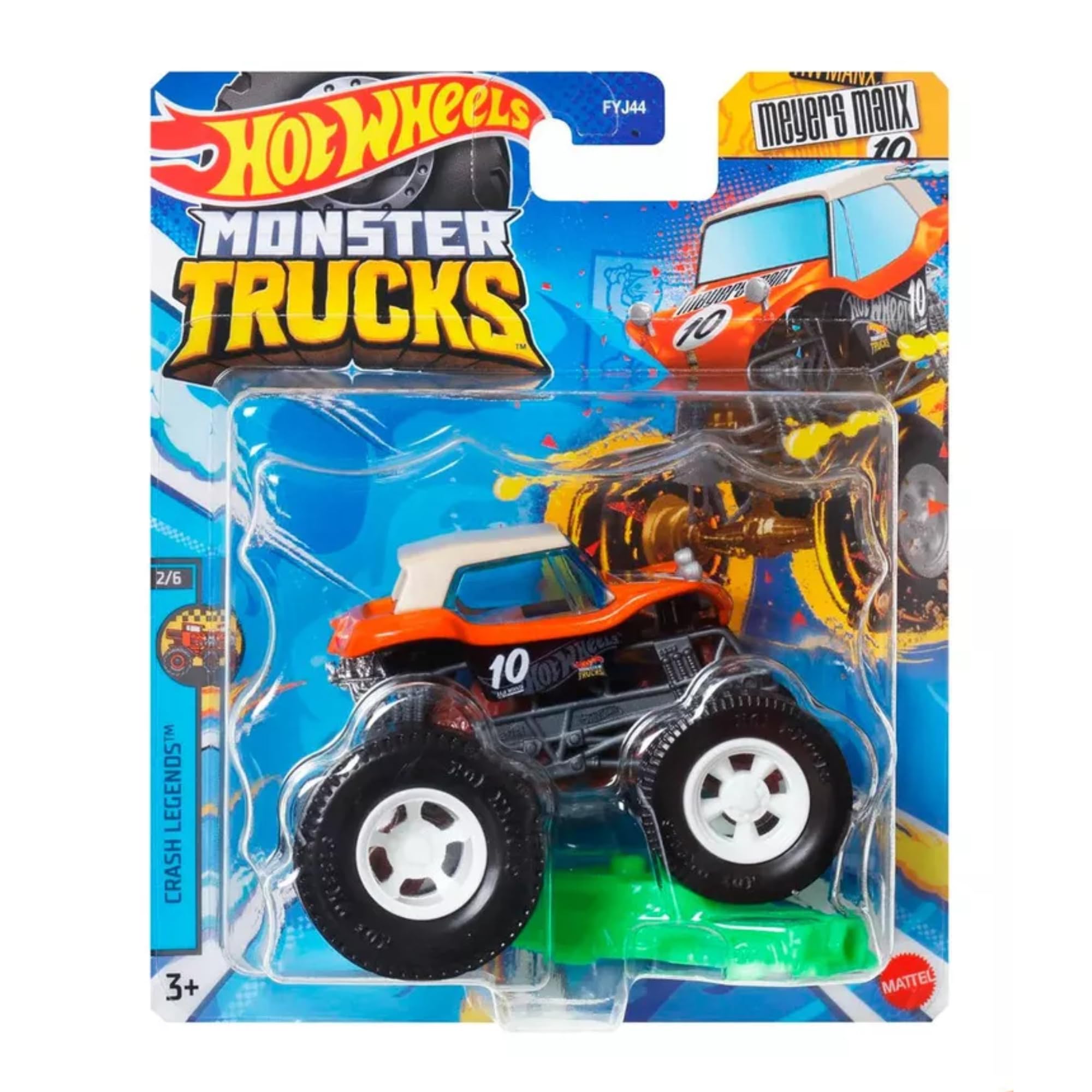 タカラトミー　モンスターマシーン　16輪駆動　オフロード　クロカン　レア Amazon.com: Matchbox Hot Wheels Monster Trucks Meyers Manx Crash