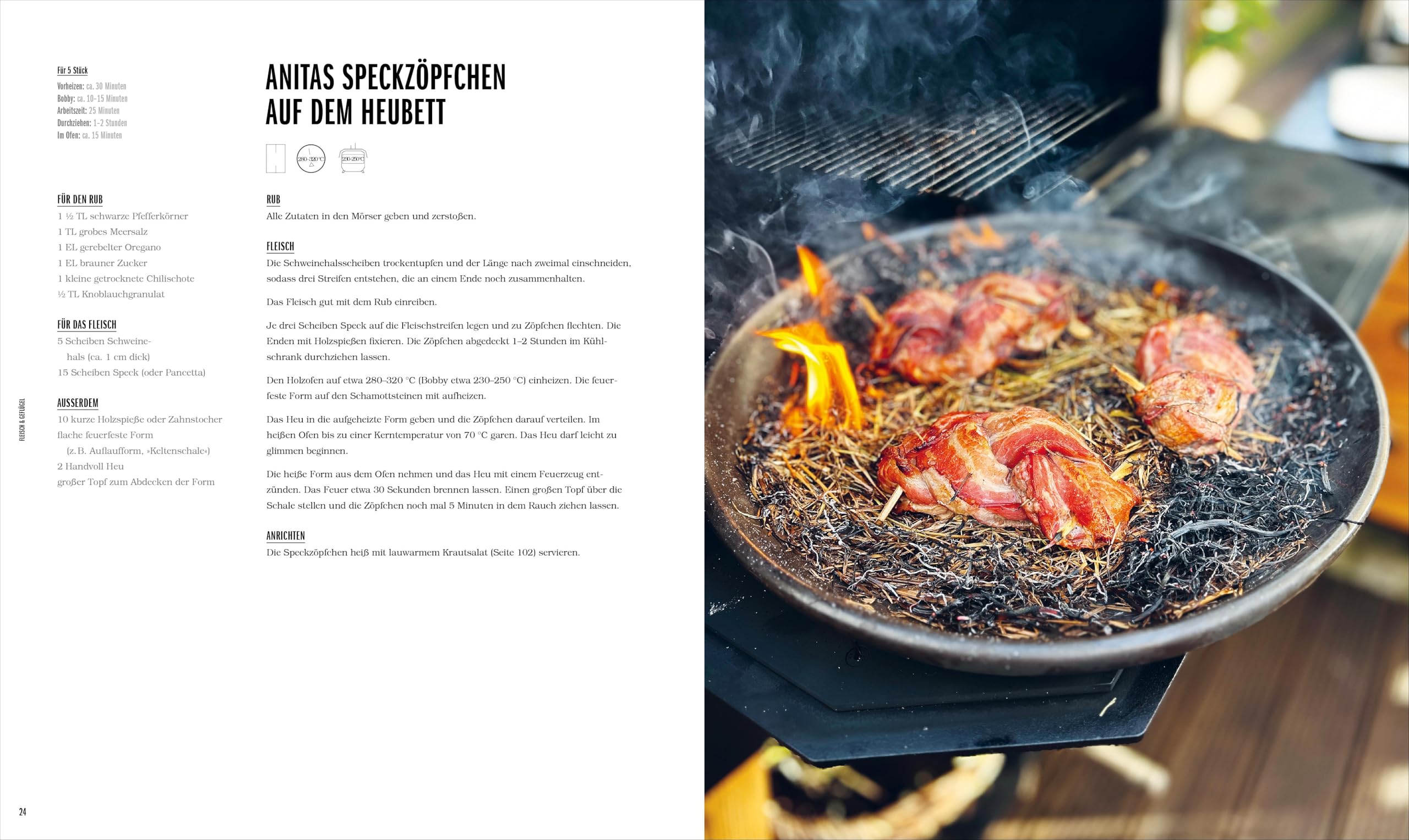 Die Holzofen-Bibel: 130 feine Rezepte zum Backen, Räuchern, Grillen und mehr – vielseitig, kreativ & voller Geschmack