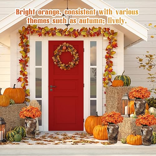 Vista 12 de Lyrow 100 paquetes de flores artificiales violetas, flores sintéticas resistentes a los rayos UV para exteriores, flores de seda sintética, flores