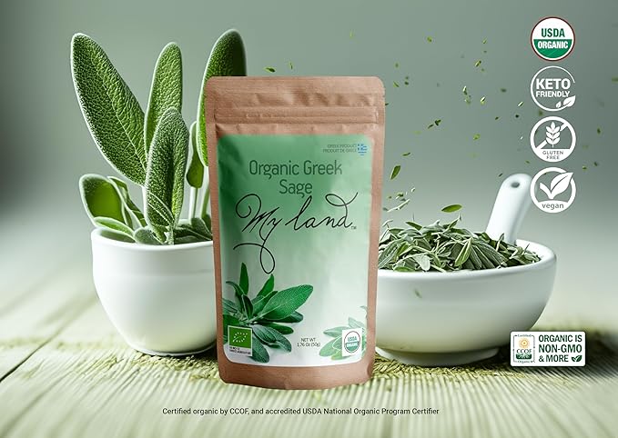 Té de Salvia en Hojas Sueltas Orgánico 50g miniatura 8