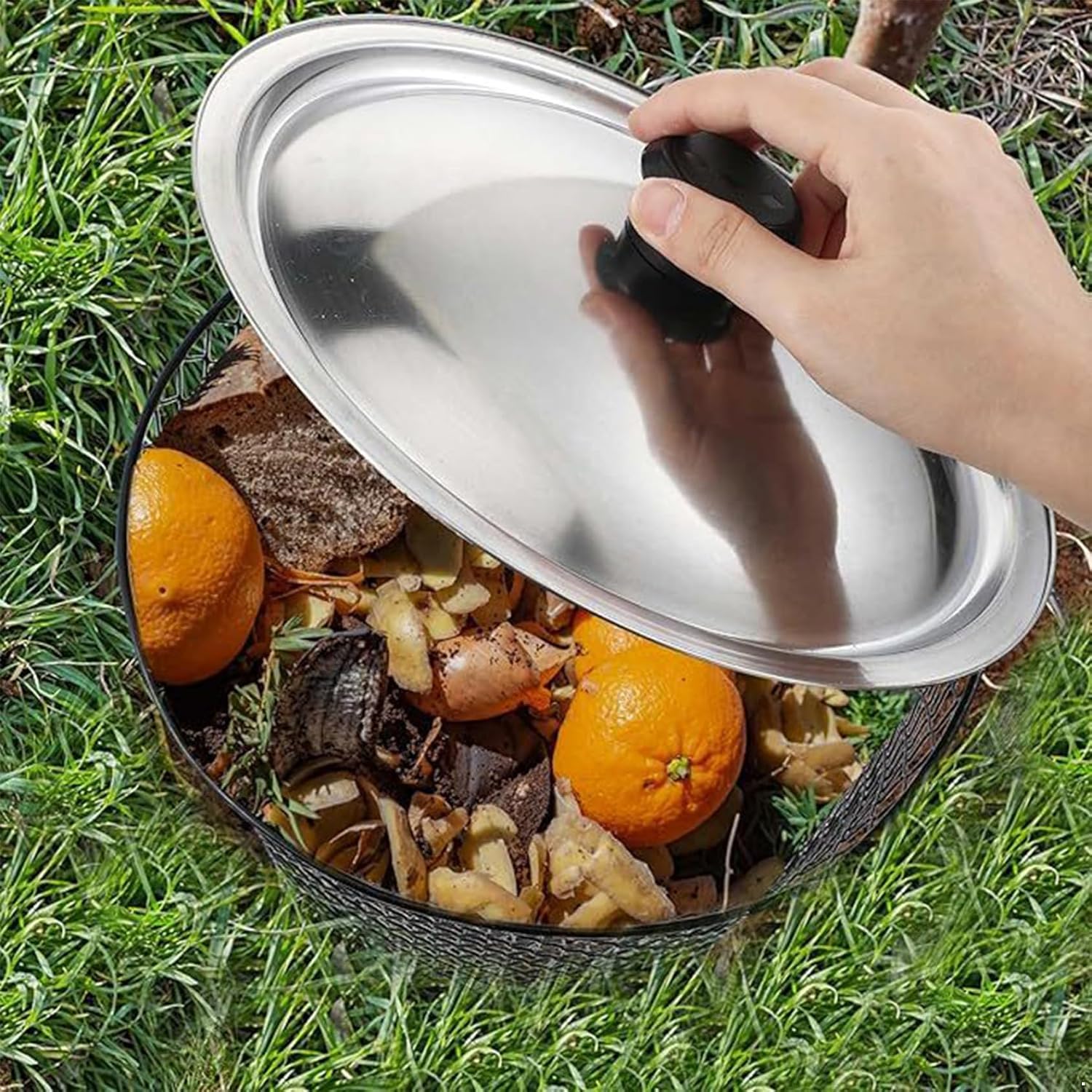 Worm Composting Bin Ground Placement for Home Use 2 Sets One Size