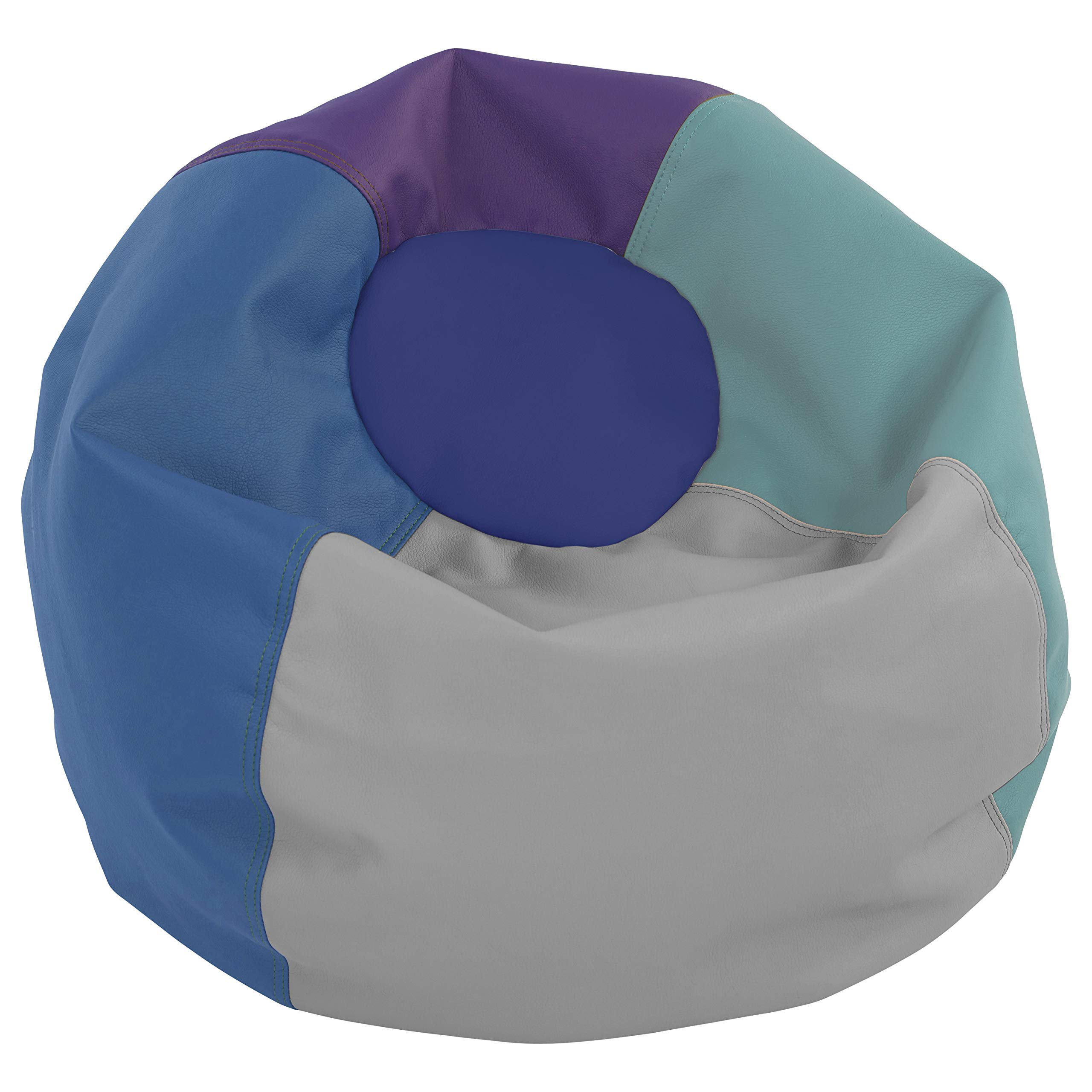 FDP SoftScape Classic 26" Junior Bean Bag Chair, Furniture for Kids, Perfect for Reading, Playing Video Games or Relaxing, Alternative Seating for Classrooms, Daycares or Home - Contemporary/Purple