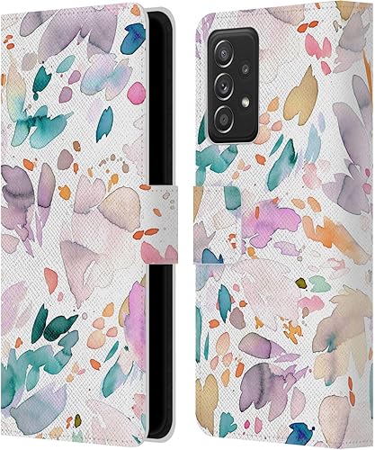 Miniatura 7 de Head Case Designs Officially Licensed Ninola Pastel Pattern Abstract Leather Book Wallet Case Cover Compatible with Samsung Galaxy A53 5G (2022)