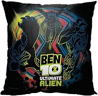 Vista 5 de Northwest Cartoon Network - Almohada Ben 10, 18 x 18 pulgadas, Bens Power