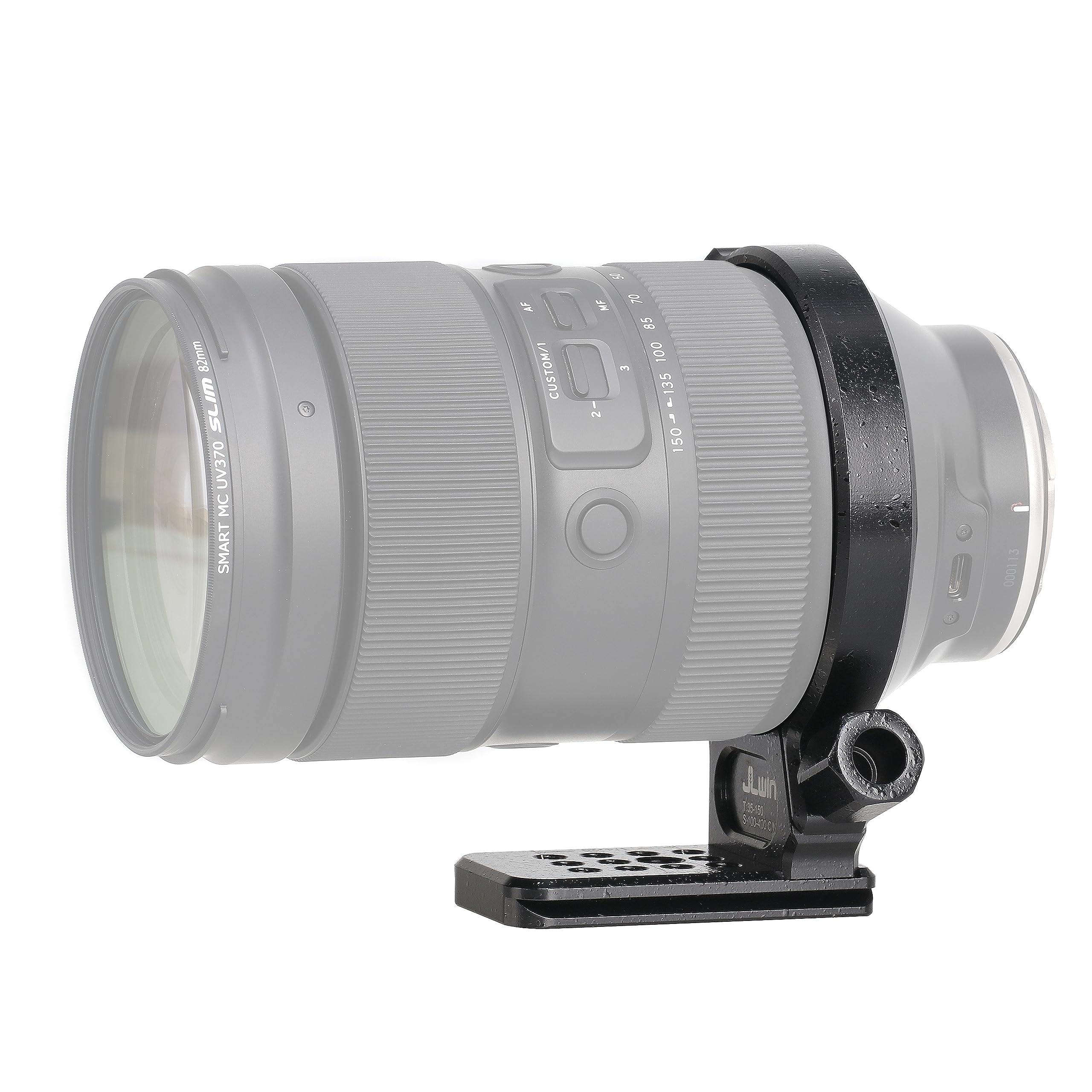 Hersmay Metall Objektiv Stativschelle für Tamron 35-150mm f/2-2.8 Di III VXD(A058), für Sigma 100-400mm f/5-6.3 DG OS HSM Objektiv (für Canon EF& für Nikon F) mit Schnellwechselplatte für Arca-Type
