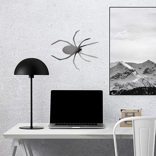 Miniatura 7 de Calcomanías de araña Cb (plata metálica) (juego de 2) calcomanías de vinilo impermeables de alta calidad para teléfono portátil, accesorio de