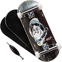 Vista 10 de P-REP V2 Performance Patineta Completa de Madera para Dedos 34mm - Banana