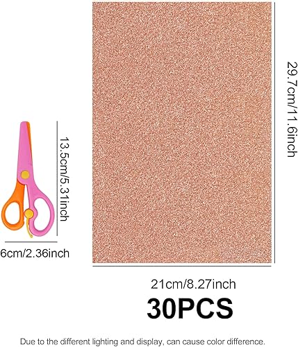 Miniatura 2 de Cartulina con purpurina, papel con purpurina para envolver regalos, álbumes de recortes, bricolaje, decoración de fiestas, proyectos de
