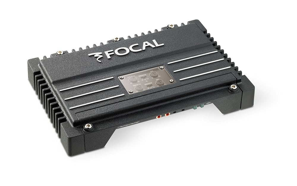 FOCAL solid 4 アンプ　美品 Focal Solid 4 (Black) 4-channel car amplifier — 75 watts RMS