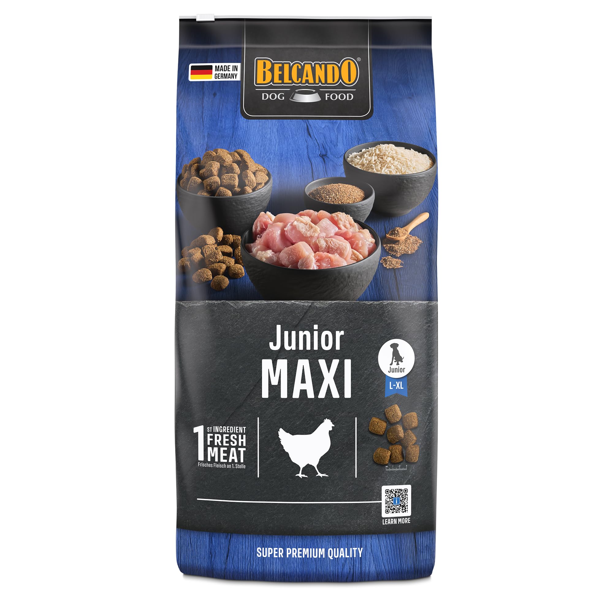 Belcando Junior Maxi [12,5 kg] Alimento para Perros jóvenes de Razas Grandes | Alimento Completo para Perros jóvenes a Partir de 4 Meses de Edad