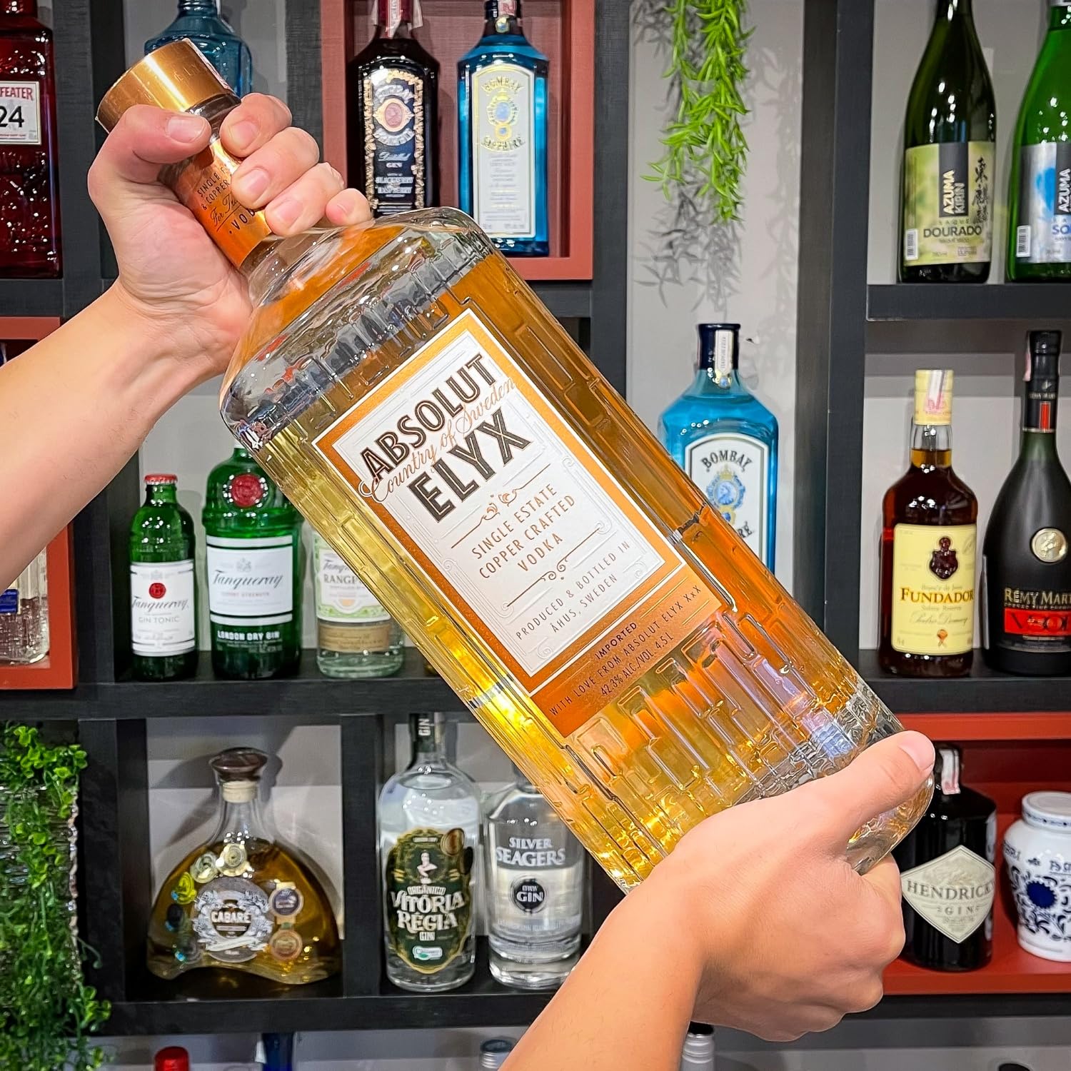 Absolut Wodka Elyx mit Geschenkverpackung (1 x 4.5 l)