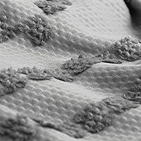 Vista 4 de BOURINA Juego de funda de edredón de microfibra cepillada con cremallera, lazos en las esquinas, 3 piezas