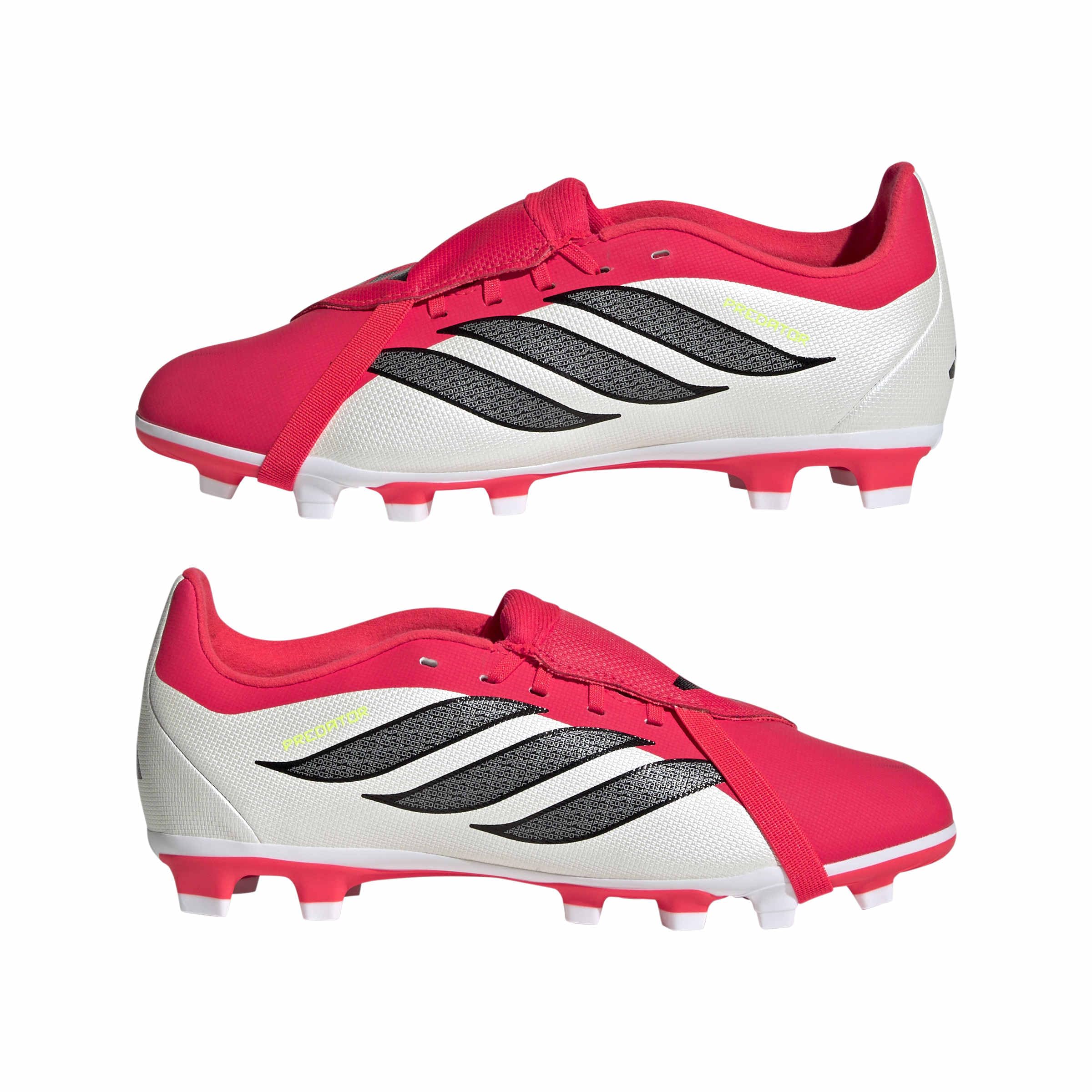 adidas Unisex Kids' Bota de fútbol con lengüeta Plegable Predator Club césped Natural seco/multisuperficie