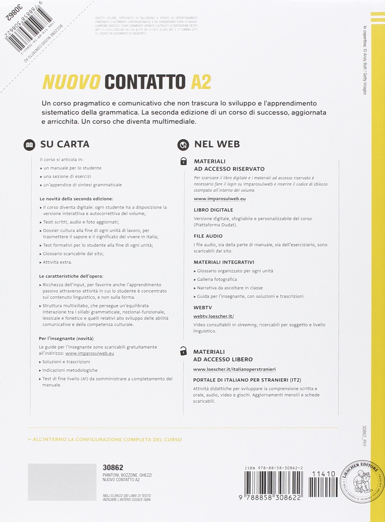 Nuovo Contatto: Volume A1 + A2 (Manuale + Eserciziario + Digitale)