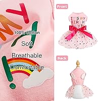 Vista 27 de Vestido de encaje para perro con girasol, bonito tutú para perros y gatos pequeños y medianos, amarillo, girasol