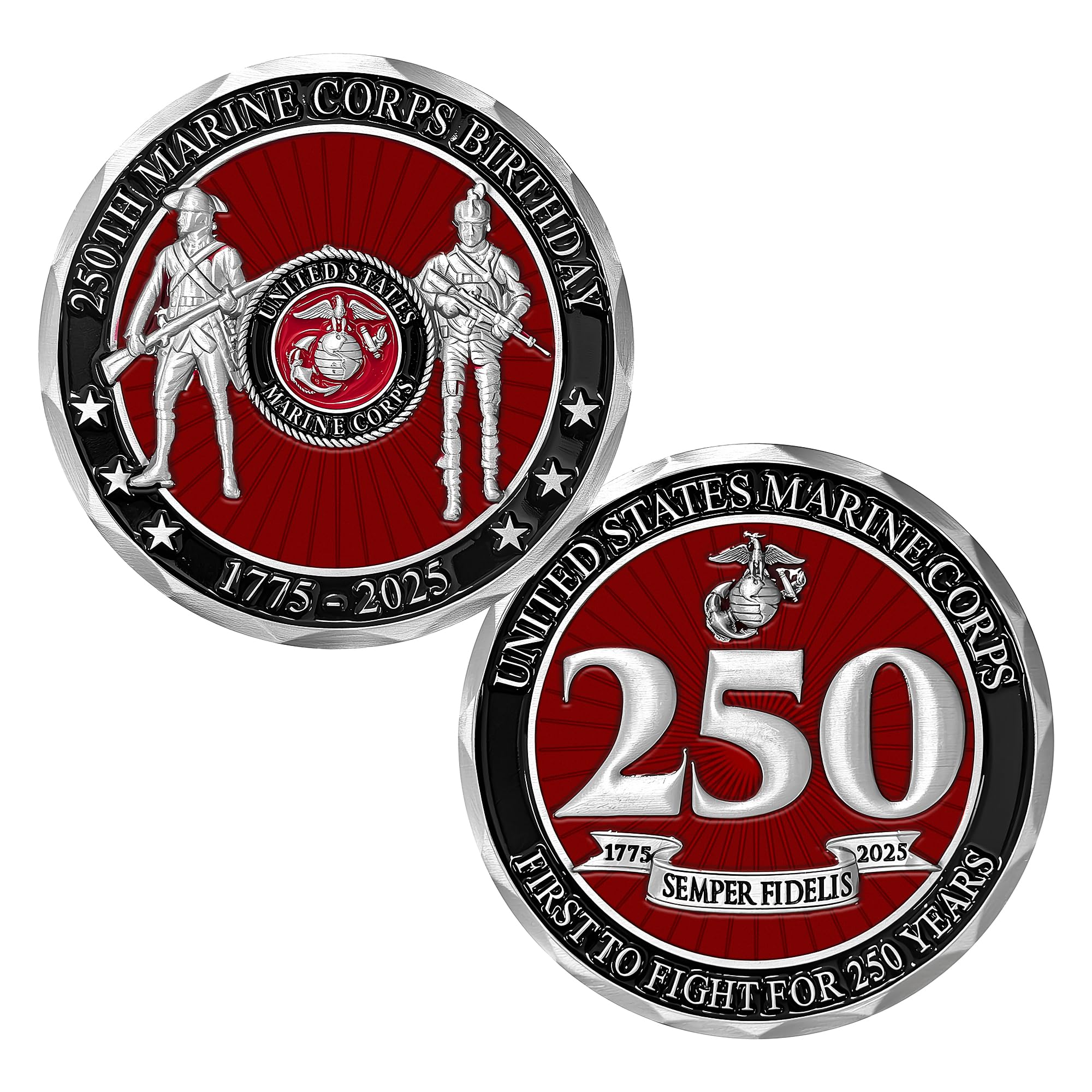 Amazon.com: USMC 250th Marine Corps Birthday Challenge Coin – 2