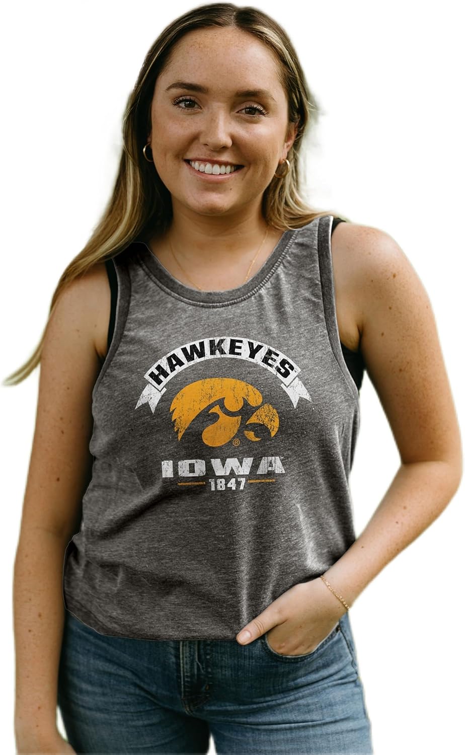 Blue 84 レディース NCAA 公式ライセンスタンクトップ バーンアウト