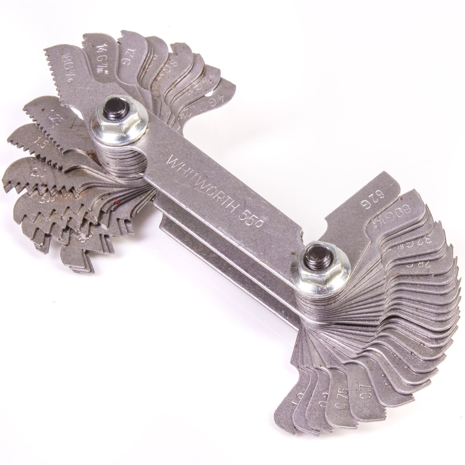 Buy 51 Blade Whitworth & Metric Screw Pitch Gauge Accurately Measures