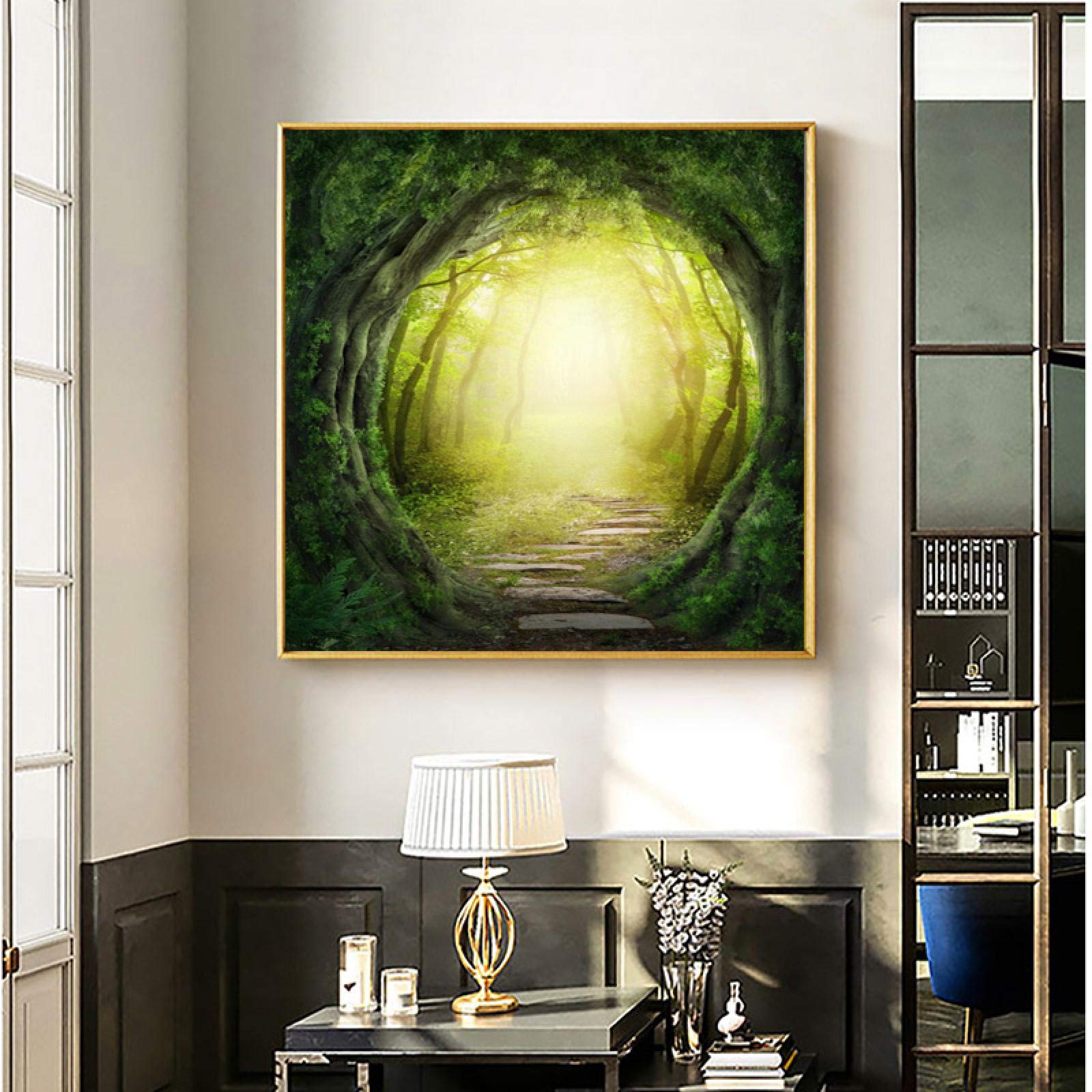 Montagna Foresta Wall Art Albero Moderno Minimalista