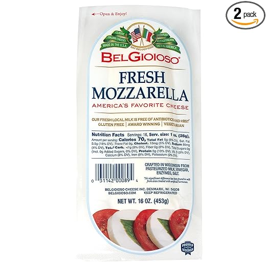 Fresh Mozzarella (BelGioioso) 2 x 16oz (453g) 2 PK