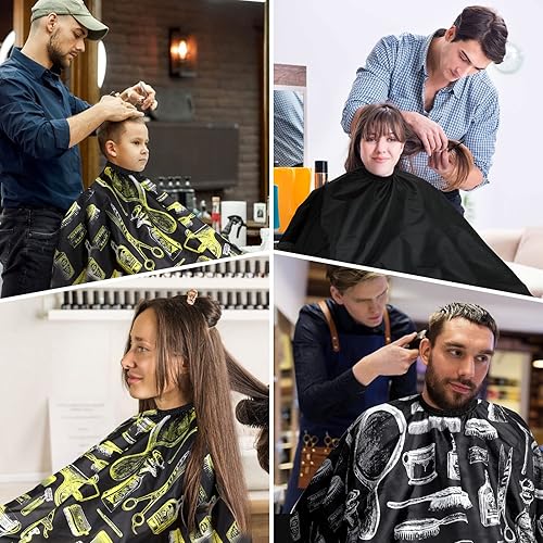 Miniatura 7 de 3 piezas capa de peluquero profesional, Varios colores