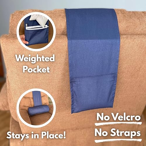 Miniatura 2 de Almohada reclinable para apoyo lumbar, cuello y cervical, dormir, sofá, silla de oficina, reposacabezas, pesado, no requiere velcro, (negro)