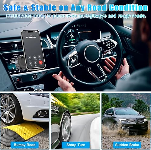 Miniatura 5 de Soporte de teléfono para coche (negro)