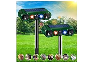 Smart Solar Motion Activated Cat Repellent & Animal Deterrent Kit For Your Family