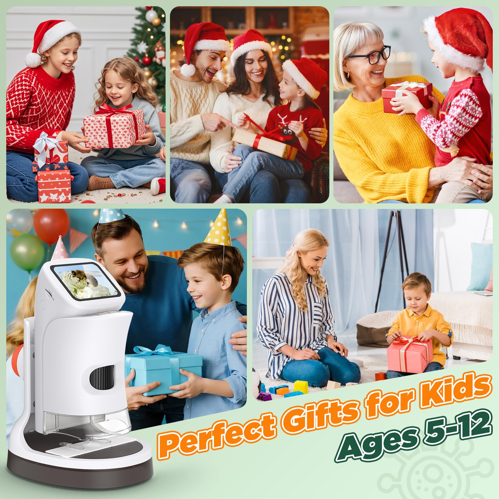 Uarzt Kids Digital Microscope - 1000X Magnification -7