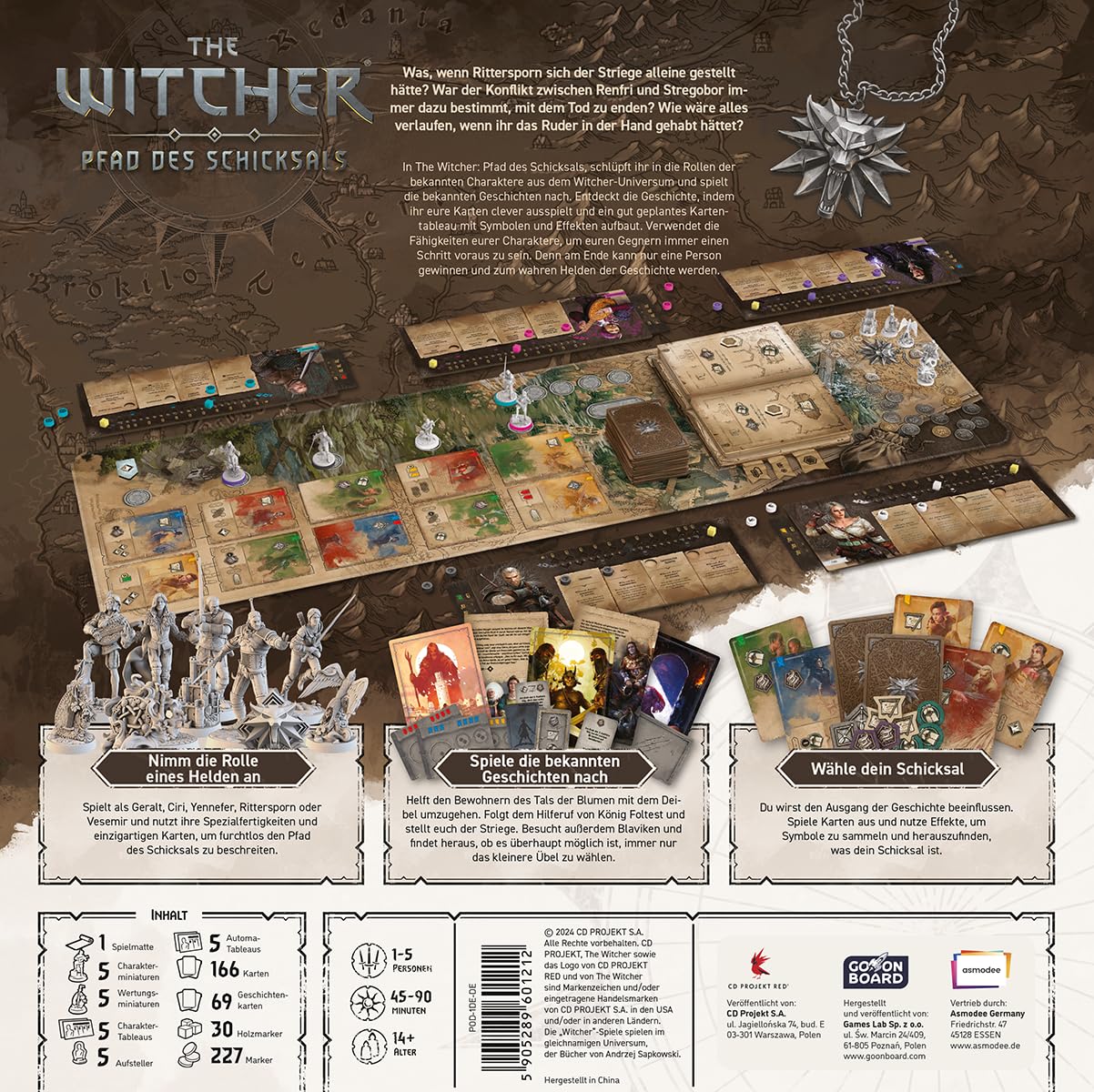 Go on Board, The Witcher: Pfad des Schicksals (Deluxe-Edition), Grundspiel