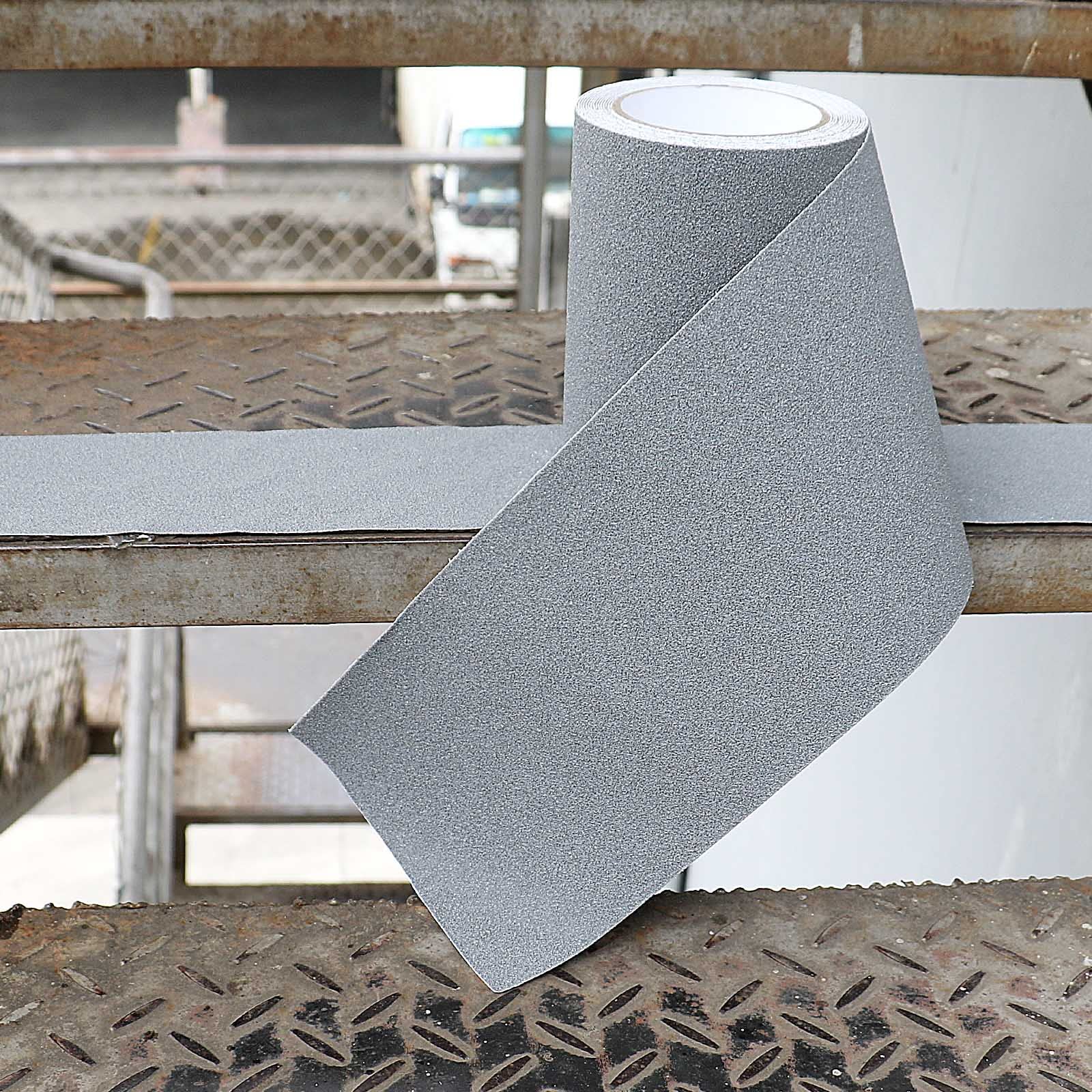 BOMEI PACK Bande antidérapante pour escalier, skateboard, 250 mm x 5 m, bande de traction solide, marche de sécurité antidérapante, marches de sécurité antidérapantes pour l'intérieur et l'extérieur