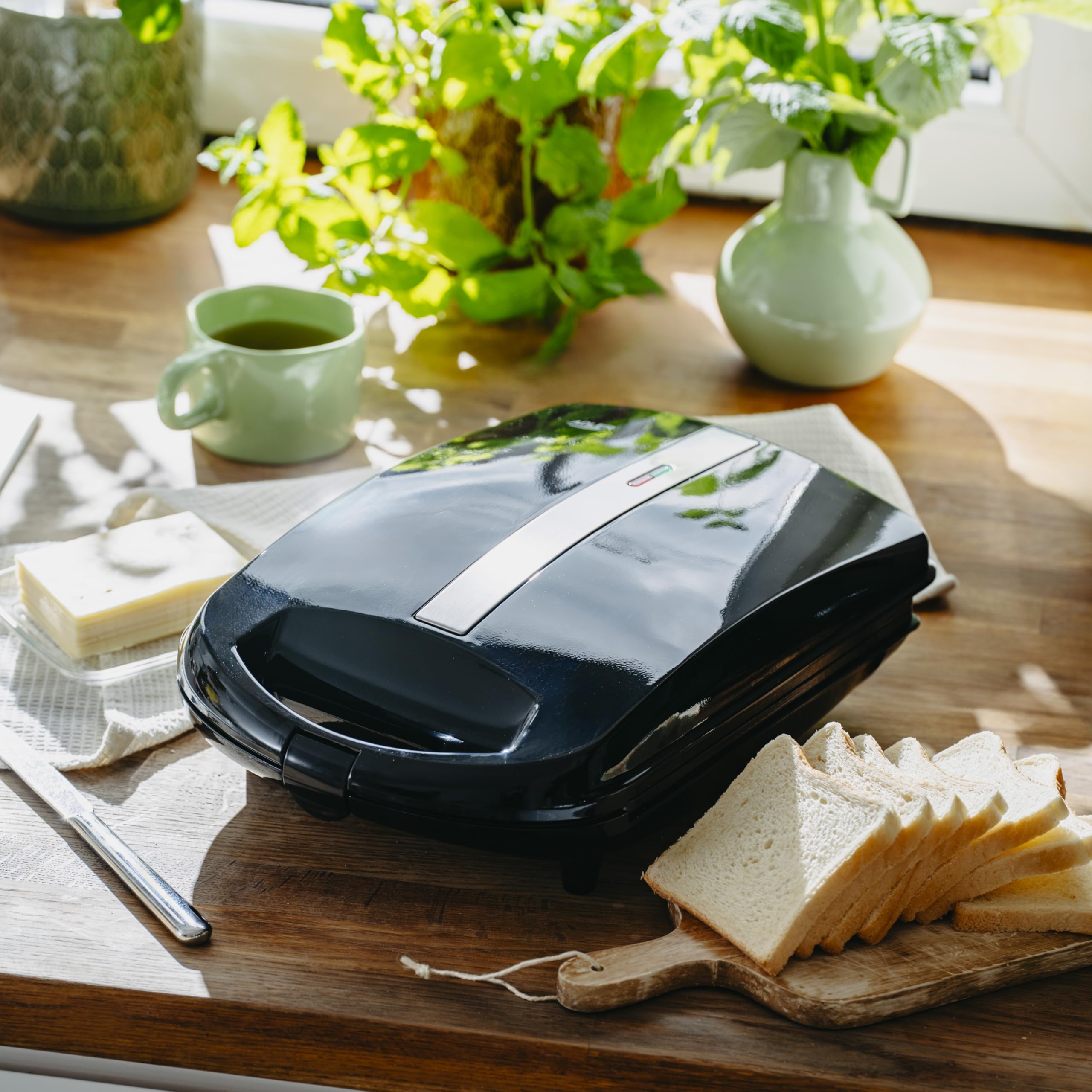 ADLER EUROPE Sandwich, 4 sándwiches, Tostado XXL, BIG American Sandwich