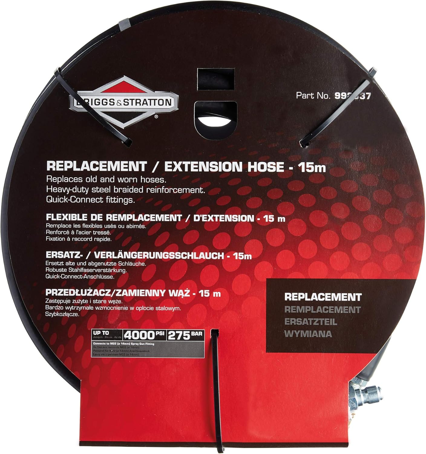 Briggs & Stratton 992537 Genuine Replacement/Extension Hose, 15 m