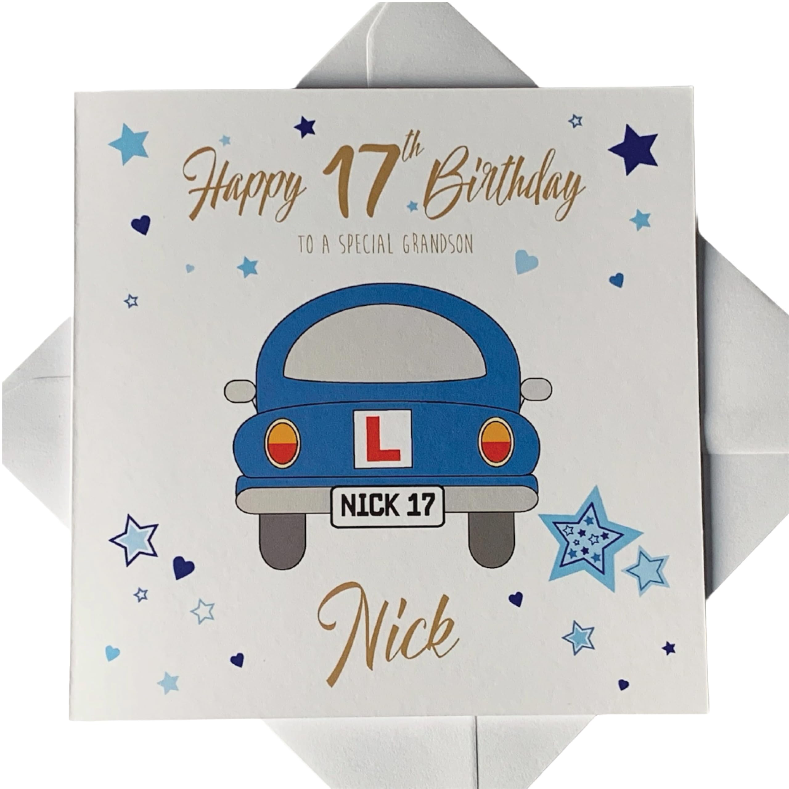 Personalised 17th Learner Driver Birthday Card โ image 1