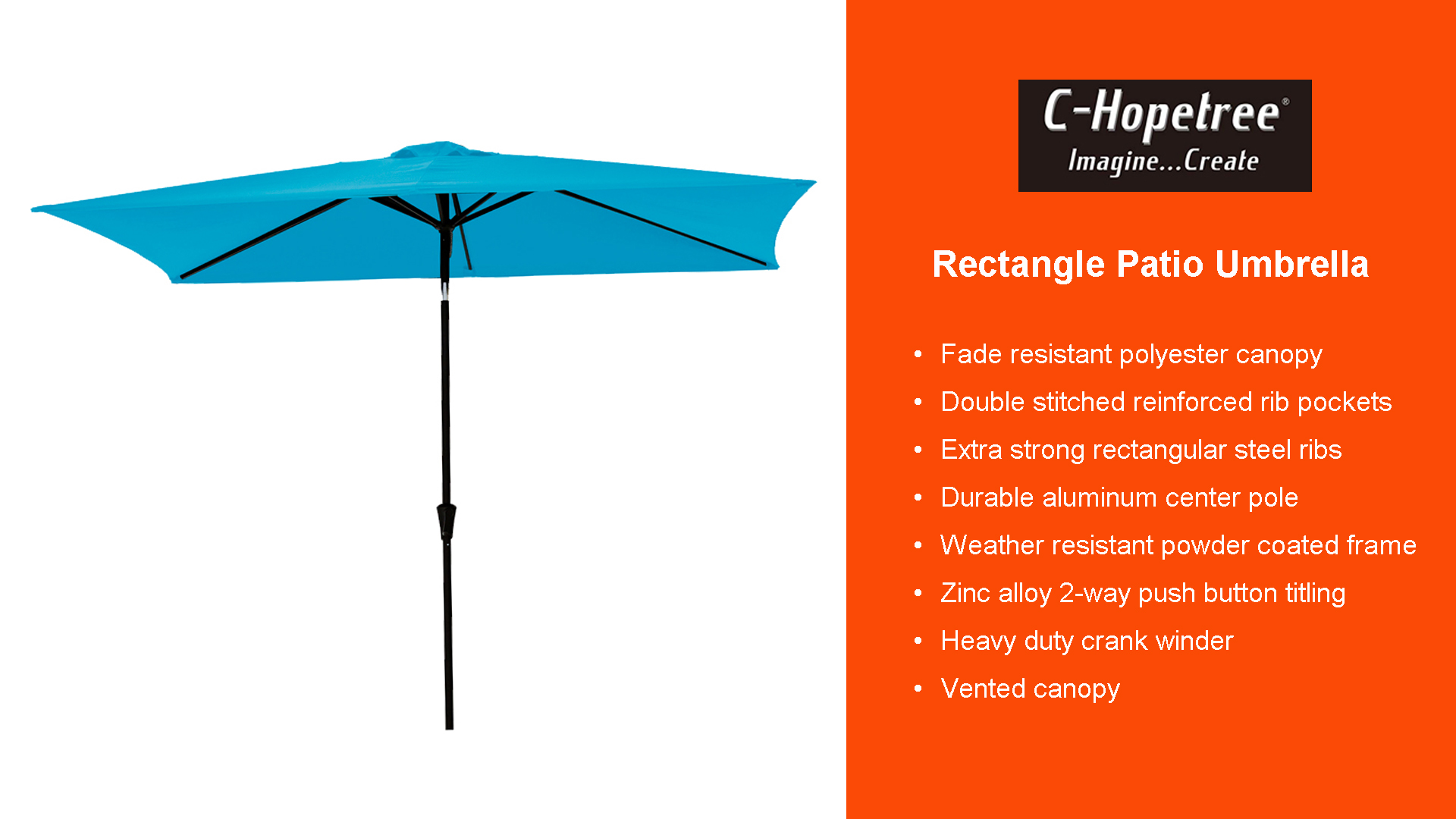 7 1 2 ft patio umbrellas Frankford Laurel 7 1/2 Ft. Flat Top Umbrella, Steel Ribs