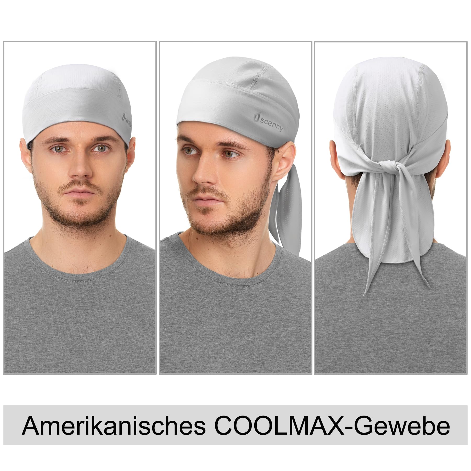 Czapka typu bandana z trupią czaszką, amerykańska czapka Coolmax, lekki, perforowany materiał, szybkoschnący, odprowadzający wilgoć, Durag, ochrona przed słońcem, bieganie, motocykl, czapka na